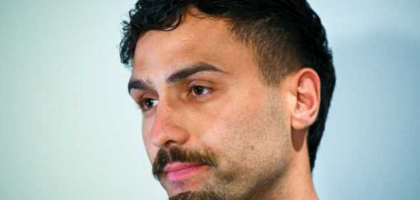 Suspended Adelaide Crows AFL player Izak Rankine spoke to the media at Adelaide Airport 2 September, 2025.