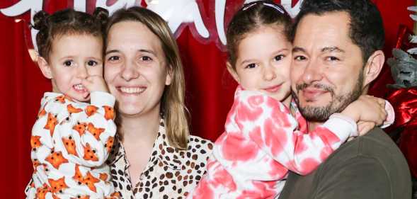 Trans couple Hannah and Jake Graf with their two children.