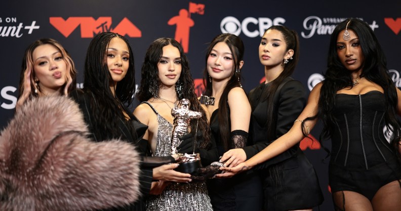 KATSEYE proudly declare 'trans lives forever!' at Grammy event