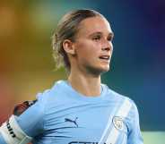 Manchester City star and LGBTQ+ advocate Kerstin Casparij.