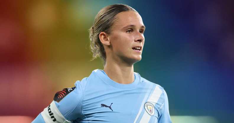 Manchester City star and LGBTQ+ advocate Kerstin Casparij.