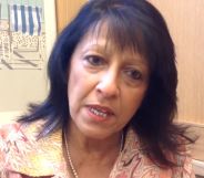 EHRC chair, Kishwer Falkner, speaking.