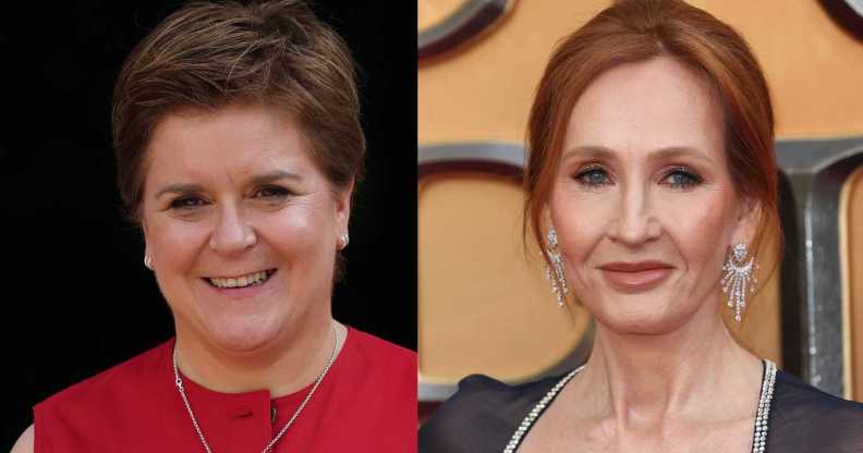 Nicola Sturgeon has said she has no hard feelings toward her critic JK Rowling.