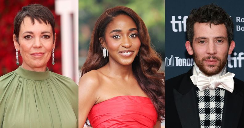 A collage featuring Olivia Coleman, Ayo Edebiri and Josh O'Connor