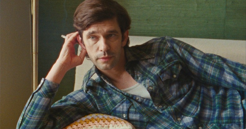 Peter Hujar's Day still: Ben Whishaw lounging on a sofa.