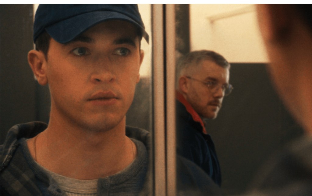 Tom Blyth and Russell Tovey in Plainclothes.