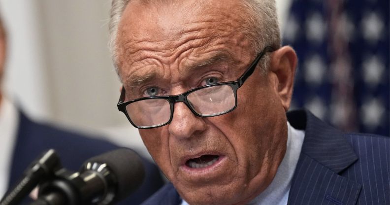 Robert F Kennedy Jr, pictured.