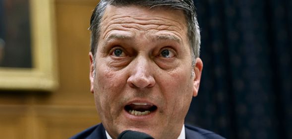 Ronny Jackson, pictured during a committee hearing.