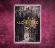 The cover for SenLinYu's novel Alchemised against a dark pink background.