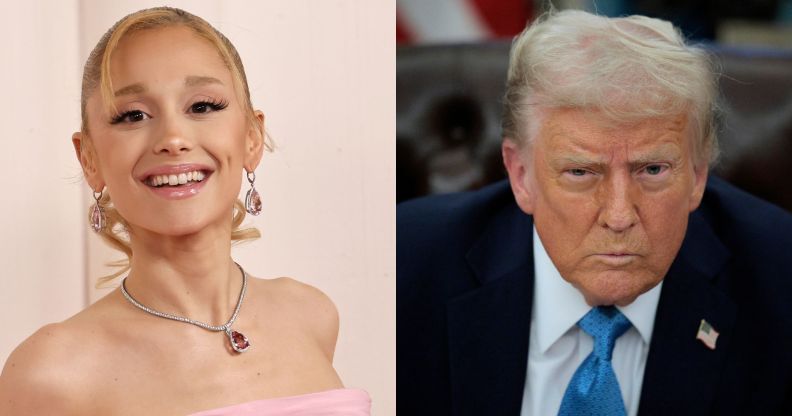 Ariana Grande and Donald Trump.