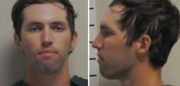 A face-on and side-profile mugshot of Tyler Robinson.