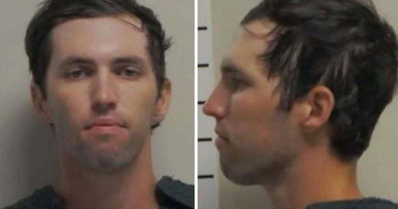 A face-on and side-profile mugshot of Tyler Robinson.