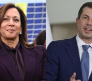 Kamala Harris and Pete Buttigieg