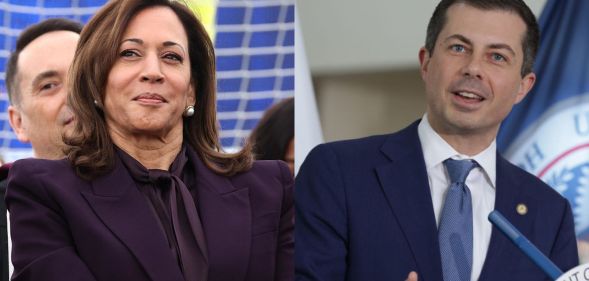 Kamala Harris and Pete Buttigieg