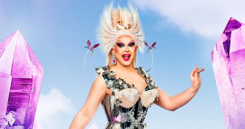 Bonnie Ann Clyde on Drag Race UK season seven.