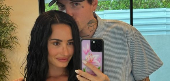 Demi Lovato has discussed working with her husband on her upcoming album