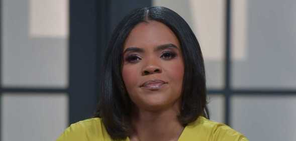 Candace Owens is seen on set of "Candace" on April 19, 2022 in Nashville, Tennessee.
