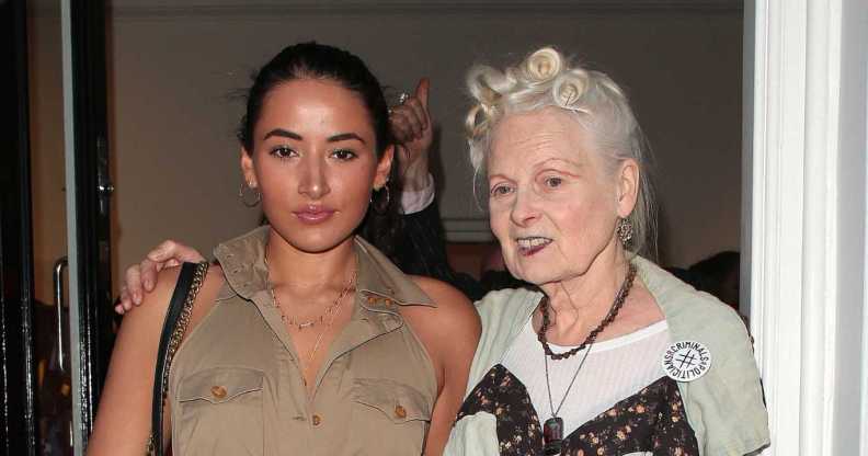 Cora Corre and Dame Vivienne Westwood.
