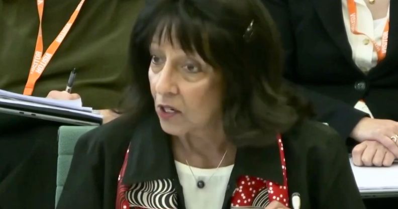 EHRC chair, Kishwer Falkner.