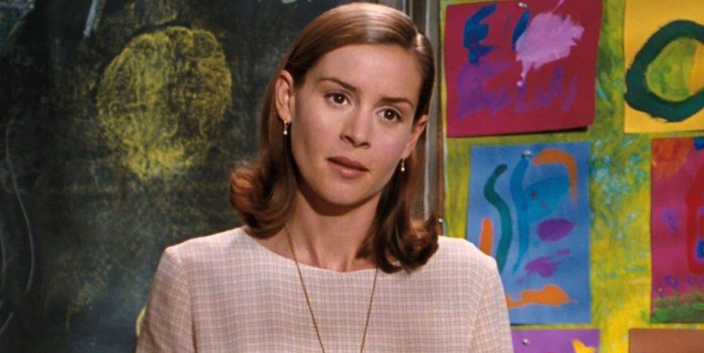 Embeth Davidtz as Miss Honey in Matilda.