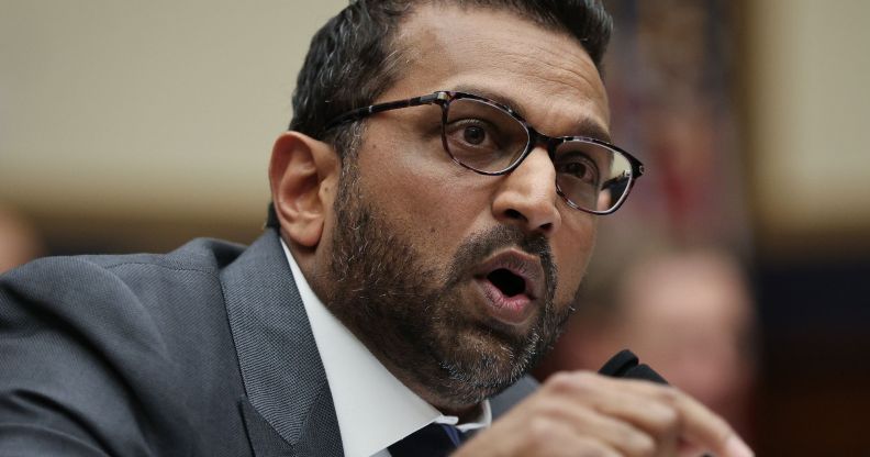 FBI director, Kash Patel, pictured.