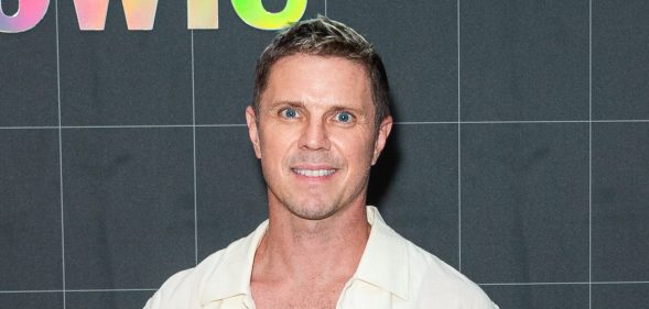 LONDON, ENGLAND - SEPTEMBER 10: Jake Shears attends the opening night for the new David Bowie Centre at V&A East Storehouse on September 10, 2025 in London, England. (Photo by Joseph Okpako/Getty Images)