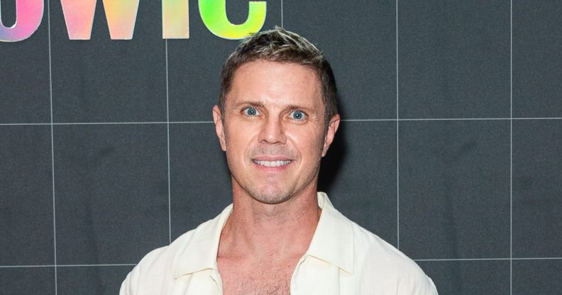 LONDON, ENGLAND - SEPTEMBER 10: Jake Shears attends the opening night for the new David Bowie Centre at V&A East Storehouse on September 10, 2025 in London, England. (Photo by Joseph Okpako/Getty Images)