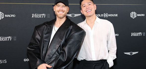 Dancing with the Stars' Scott Hoying and his partner, Mark.