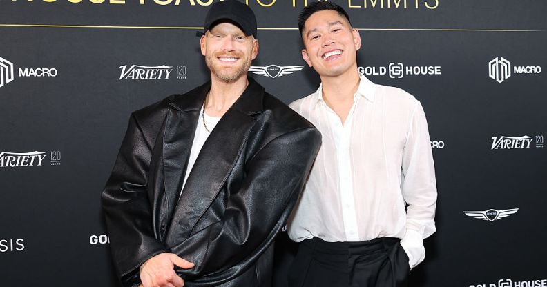 Dancing with the Stars' Scott Hoying and his partner, Mark.