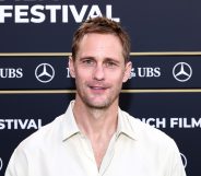 ZURICH, SWITZERLAND - OCTOBER 01: Alexander Skarsgard poses at the "Pillion" photocall during the 21st Zurich Film Festival on October 01, 2025 in Zurich, Switzerland. (Photo by Joshua Sammer/Getty Images for ZFF)
