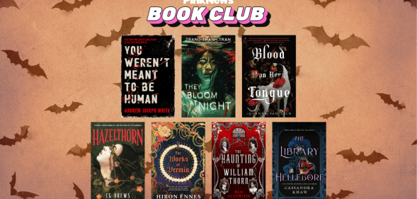 A colllection of queer horror books