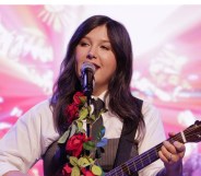 Lucy Dacus singing on Jimmy Kimmel Live!