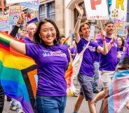 Manchester Pride celebrated its 40th anniversary in 2025. (Shirlaine Forrest/WireImage/Getty)