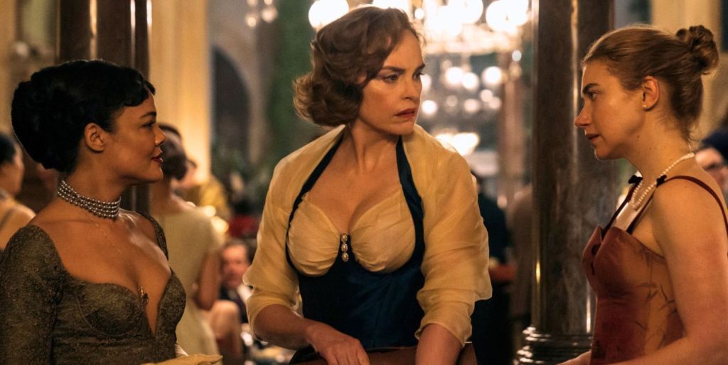 Tessa Thompson Nina Hoss Imogen Poots in Hedda