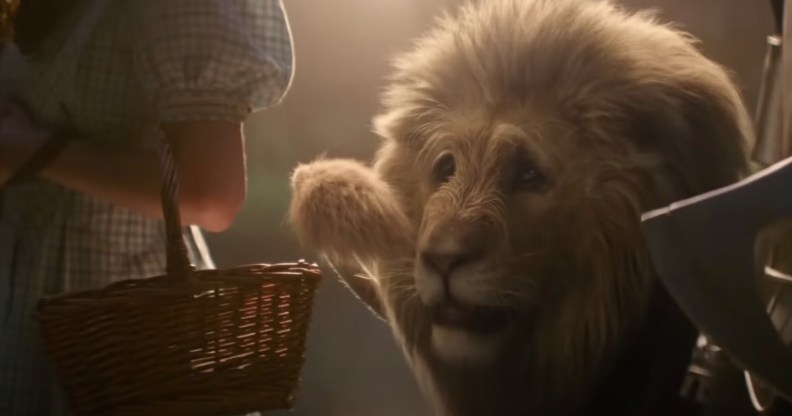 The Cowardly Lion in Wicked: For Good