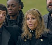 Tom Daley gives a shocked Kate Garaway side-eye on The Celebrity Traitors