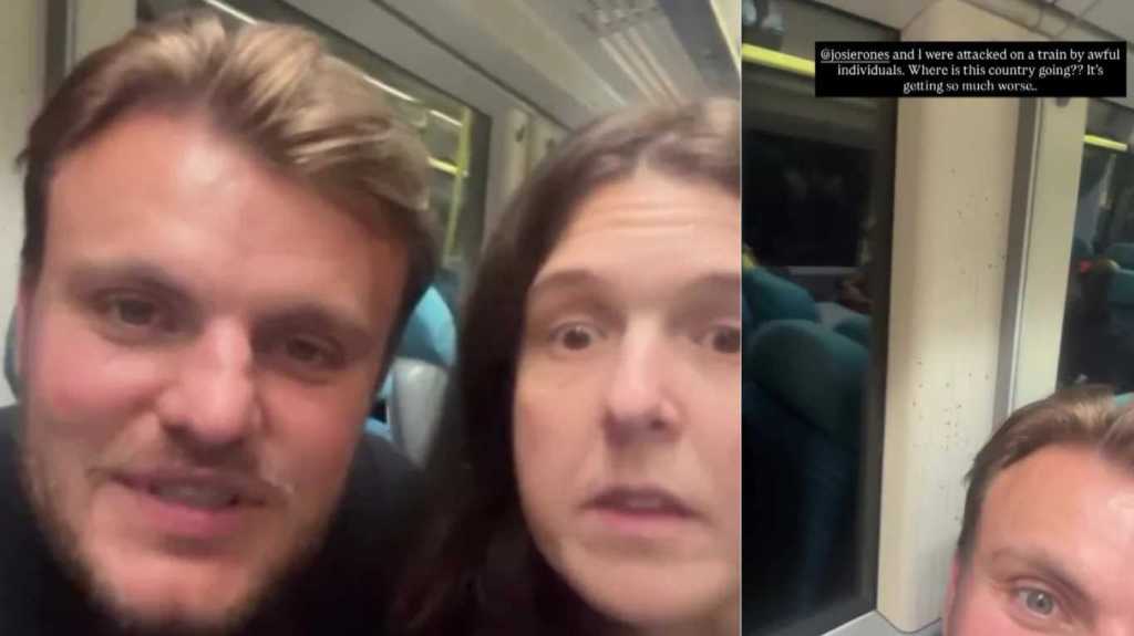 Lee Peart and Rosie Jones were victims of an attack they described as 'ableist and homophobic'.