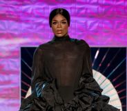 Drag Race UK star Asttina Mandella on the Drag Race UK runway