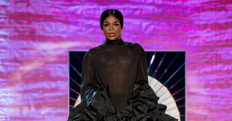 Drag Race UK star Asttina Mandella on the Drag Race UK runway