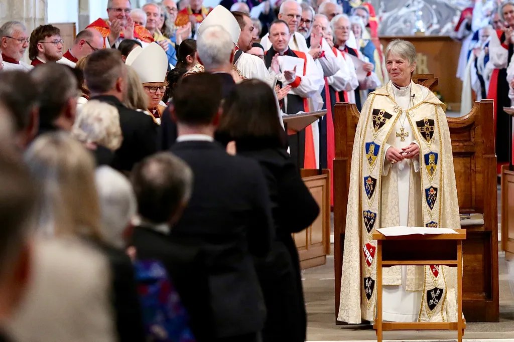 Cherry's  enthronement followed the Archbishop’s election by the Electoral College of the Church in Wales in July.