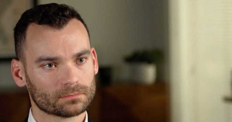 David Maltinsky has filed a lawsuit alleging that he was fired for displaying a Pride flag at his desk.