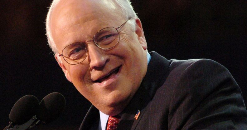 Dick Cheney, pictured.