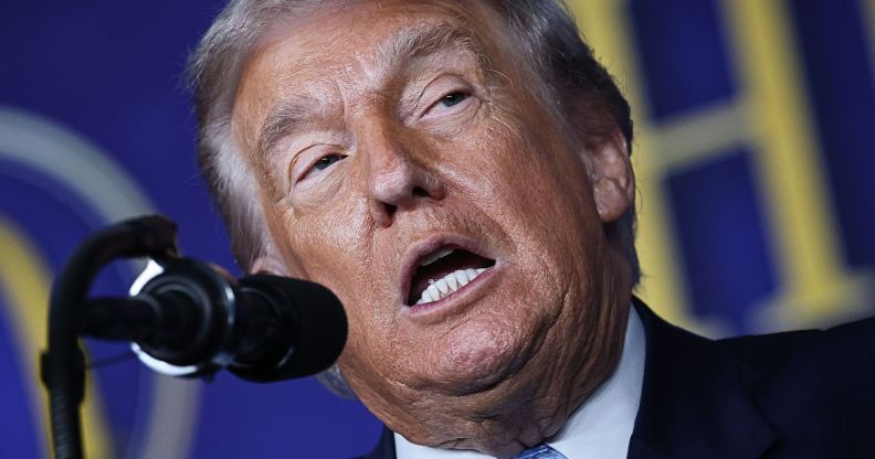 Donald Trump, pictured.