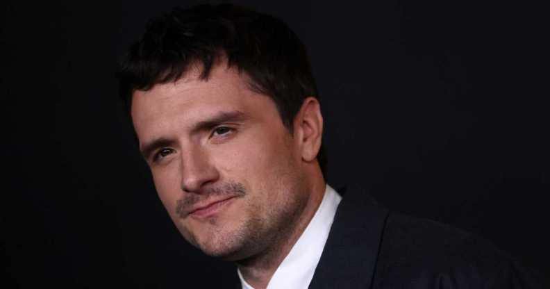 : Josh Hutcherson attends the Los Angeles Premiere of HBO Original's "I Love LA" at Paramount Theatre on October 28, 2025 in Los Angeles, California.