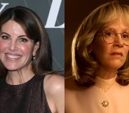 Monica Lewinsky and Sarah Paulson as Linda Tripp in Impeachment 