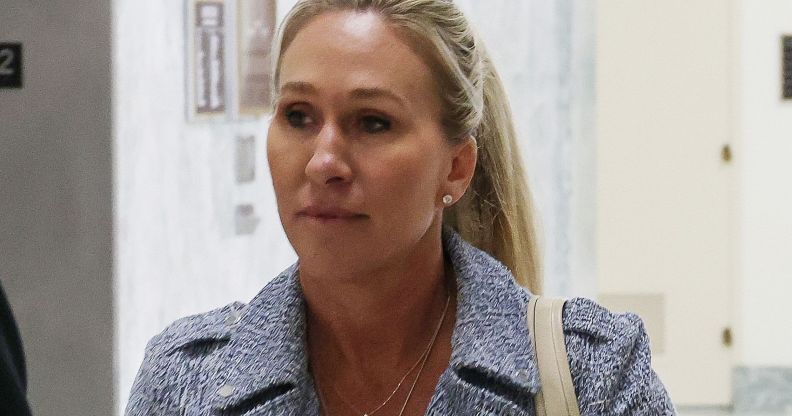 Marjorie Taylor Greene, pictured.