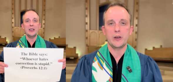 Reverend Dr Caleb J Lines, pictured.