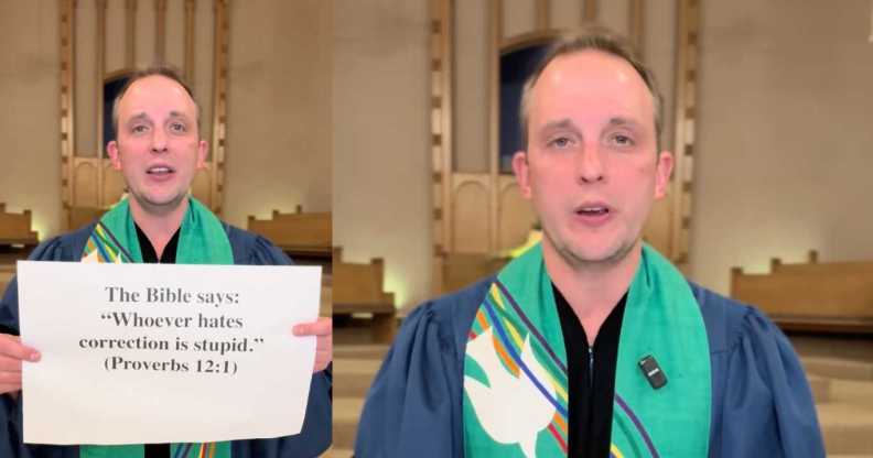 Reverend Dr Caleb J Lines, pictured.