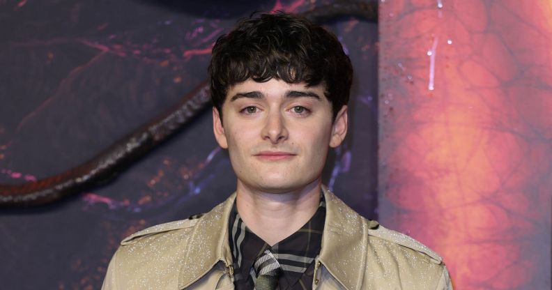 Noah Schnapp attends the "Stranger Things 5" UK Special Screening at Odeon Luxe Leicester Square on November 13, 2025 in London, England.