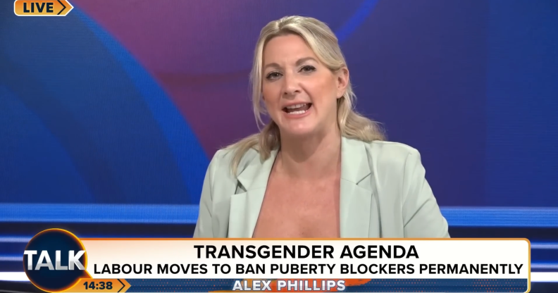 TalkTV host Alex Phillips. (TalkTV)